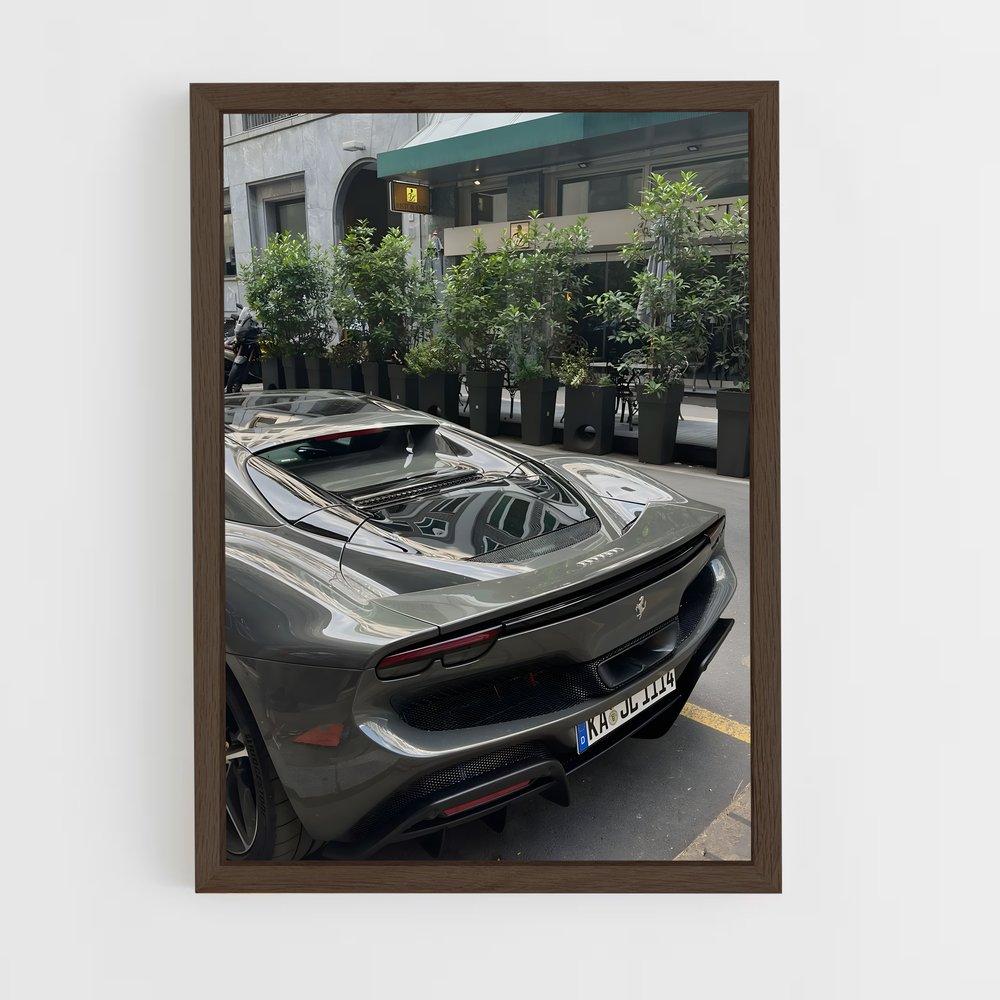 Poster Grey Lightning – affiche Ferrari (vue 5)